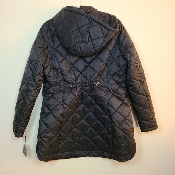 Laundry by Shelli Segal Quilted Zip Parker - Picture 8 of 10